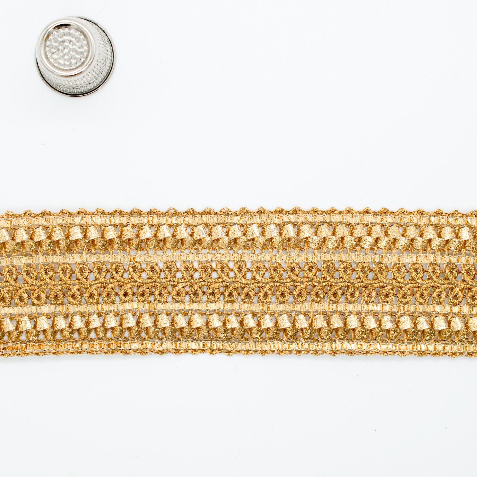 Sparkly Metallic Braid Trim