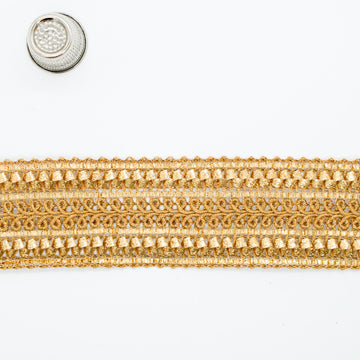 Sparkly Metallic Braid Trim