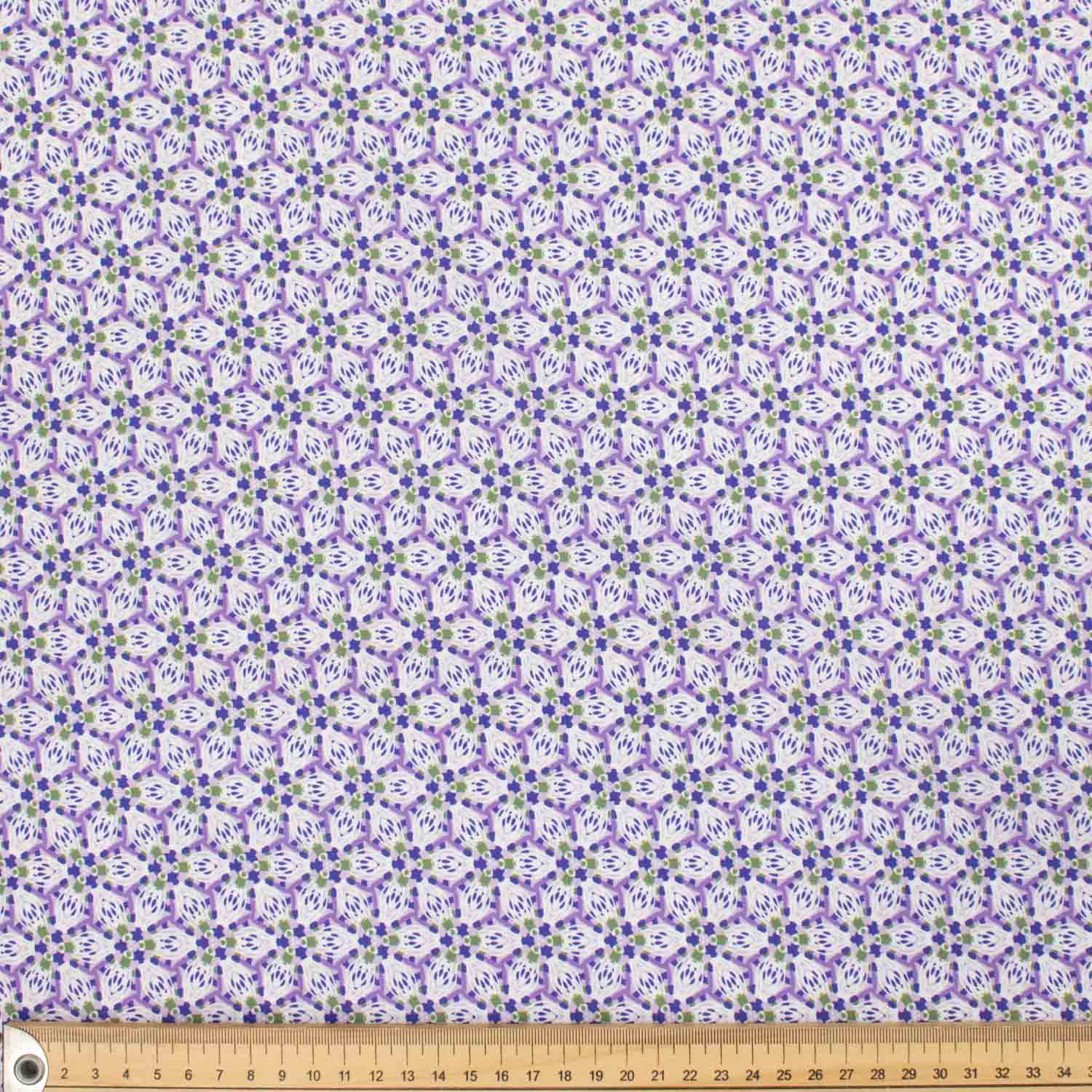 Spring Blooms Collection #02 Purple Floral Cotton Prints