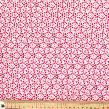 Spring Blooms Collection #01 Pink Floral Cotton Prints