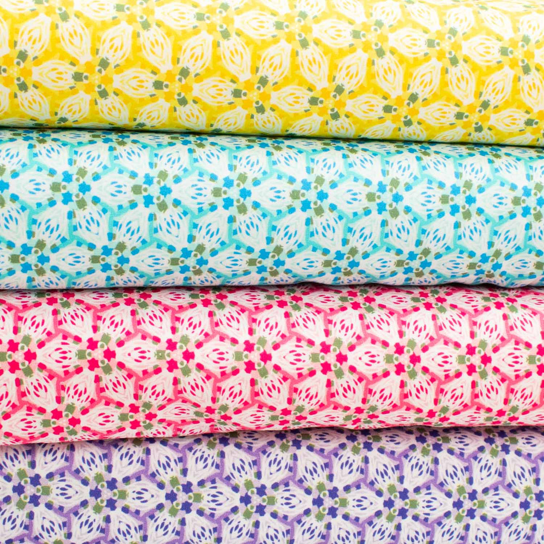 Spring Blooms Collection #04 Blue Floral Cotton Prints