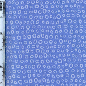 Stof Fabrics Dot Mania Blue Cotton Prints