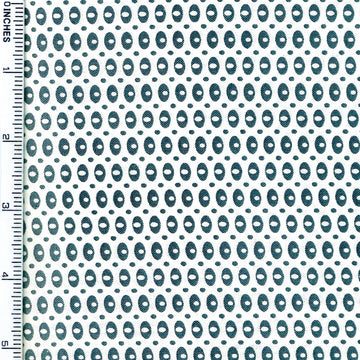 Stof Fabrics Dot Mania-12 Sage Green on White Cotton Prints