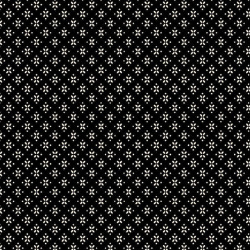 Stof Fabrics Nellies Shirtings Spots on Black Cotton Prints