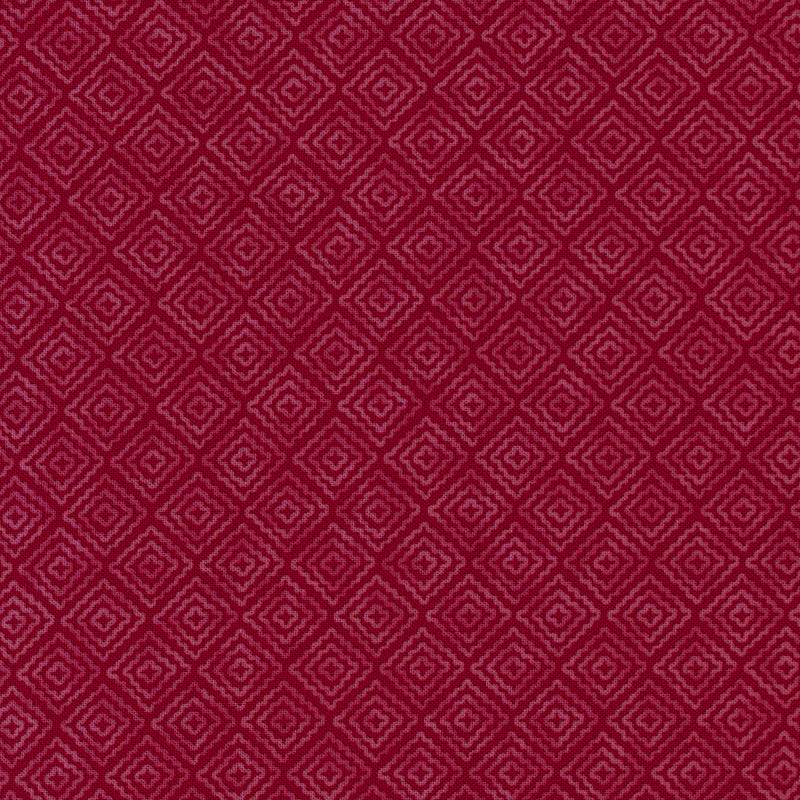 Stof Fabrics Quilters Basic Harmony Red Gingham Checks Cotton Prints