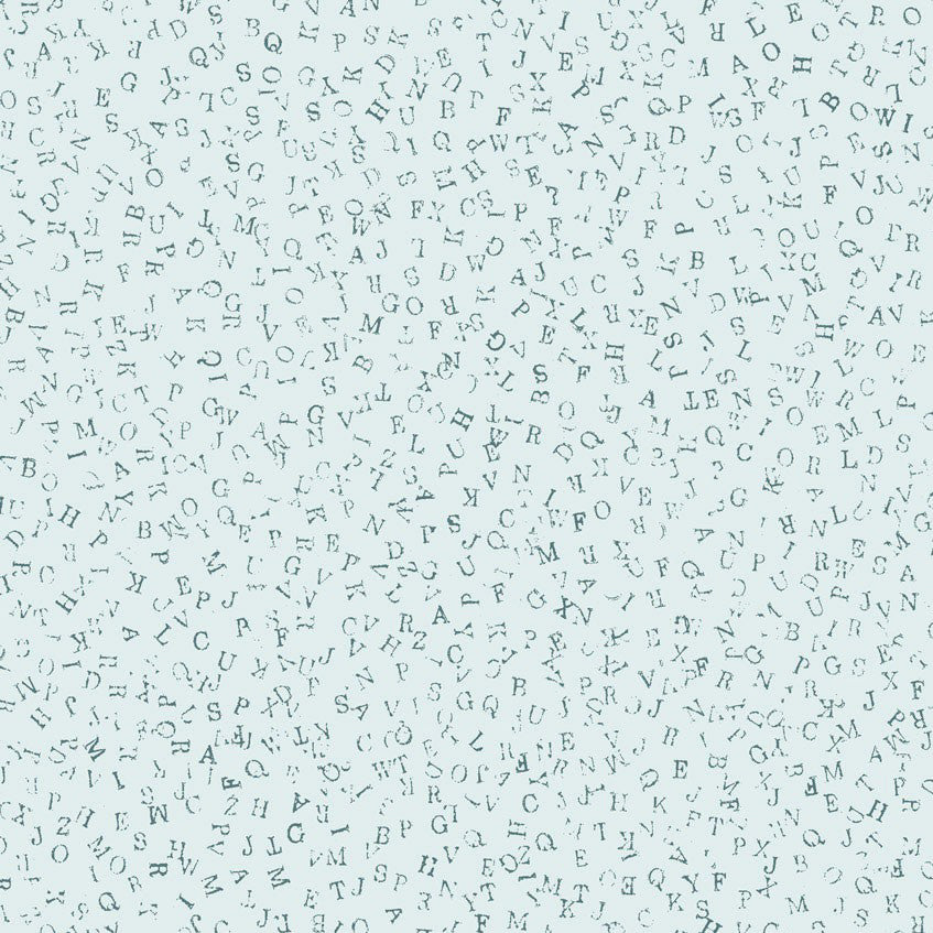 Stof Fabrics Quilters Coordinates Ice Letters Cotton Prints