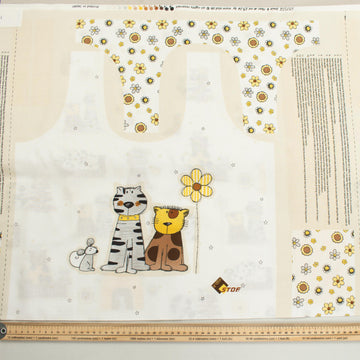 Stof Fabrics Josie &Theo Bag Pattern Cotton Prints Sell by Panel 61CM