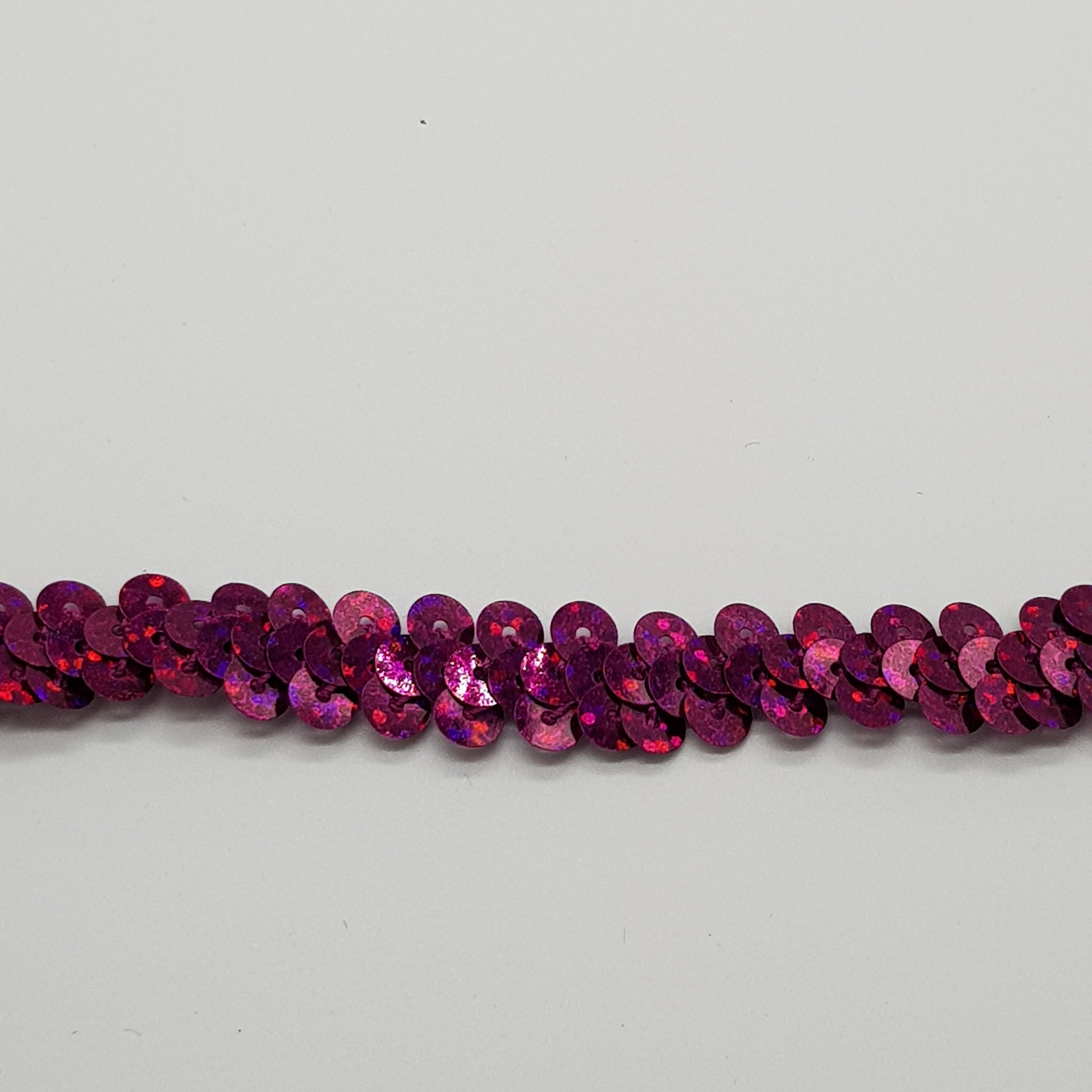 Stretch Sequin Trim 1-Row 15mm
