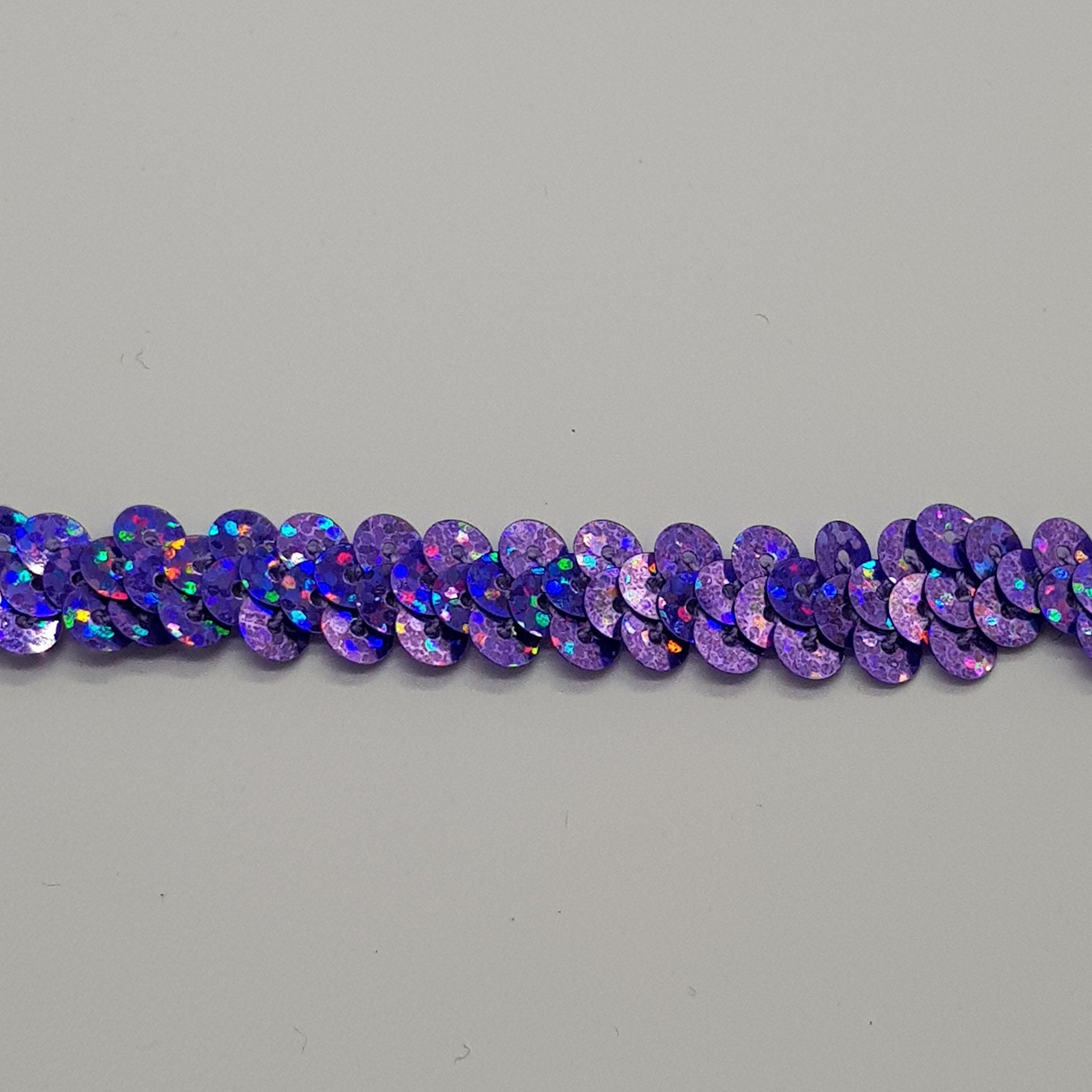 Stretch Sequin Trim 1-Row 15mm