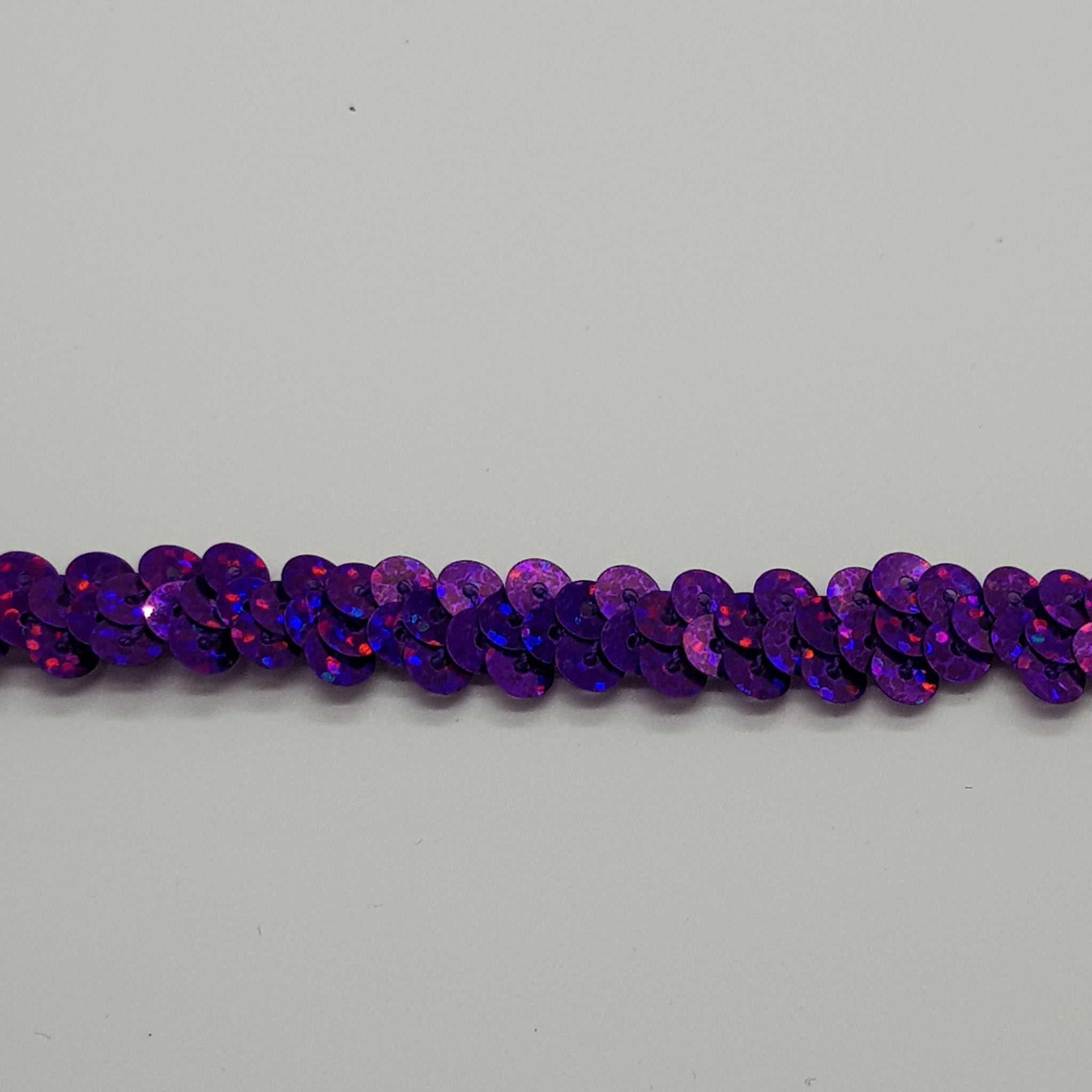 Stretch Sequin Trim 1-Row 15mm