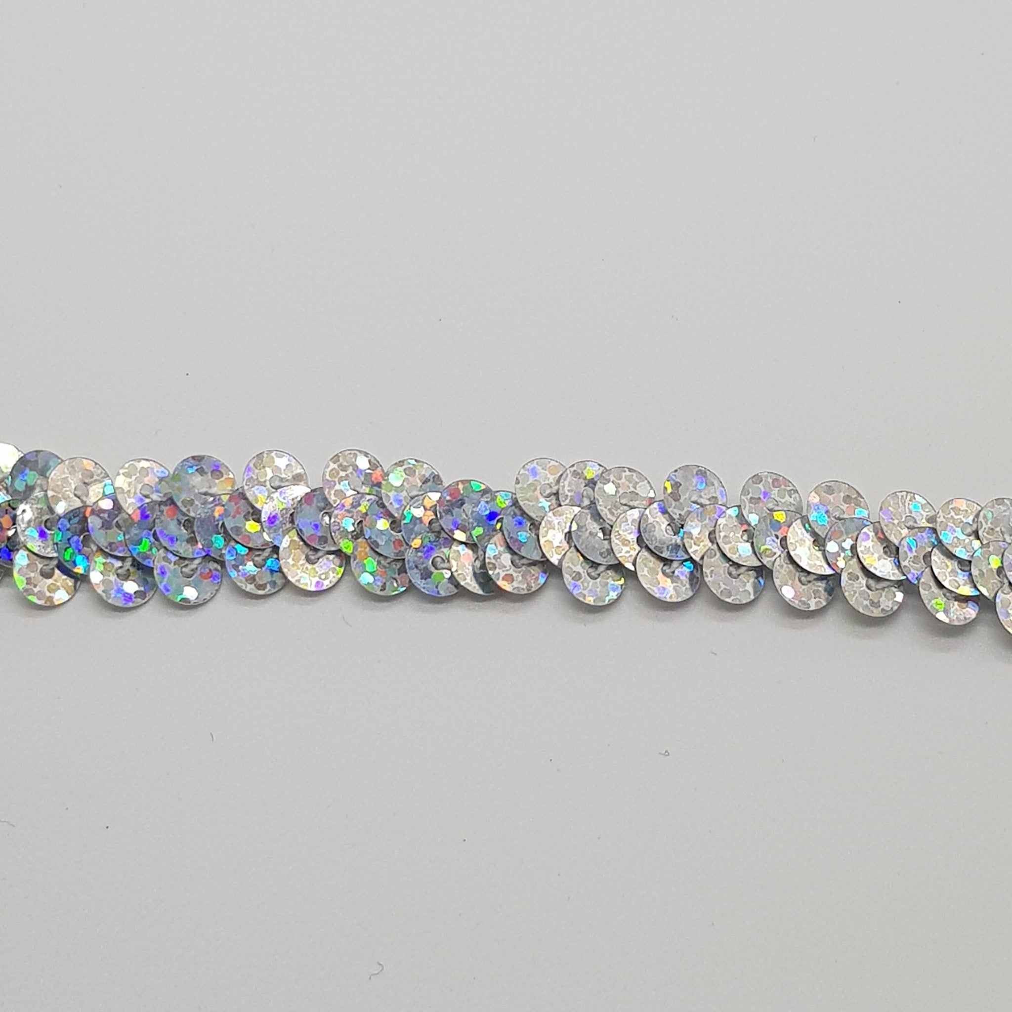 Stretch Sequin Trim 1-Row 15mm