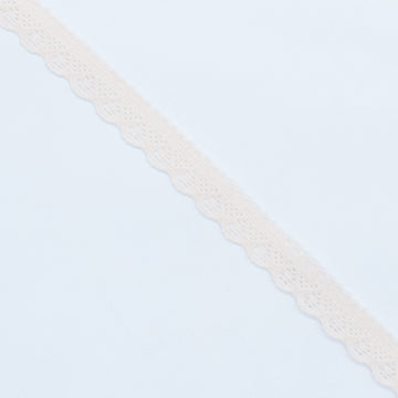 Stretch Lace Trim 10mm Design-71 Nude