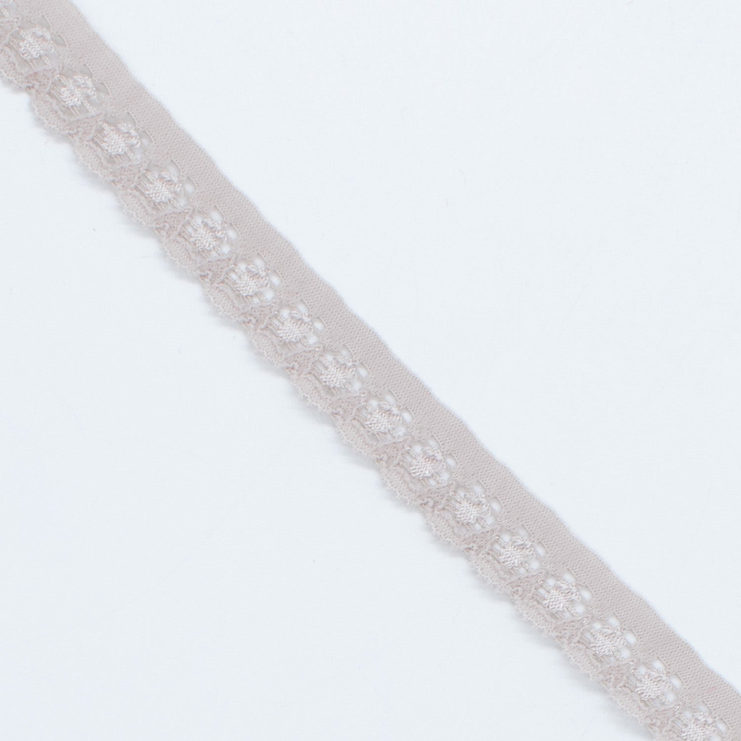 Stretch Lace Trim 10mm Design-02 Nude