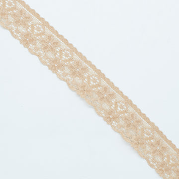 Stretch Lace Trim 30mm Design-S1 Nude