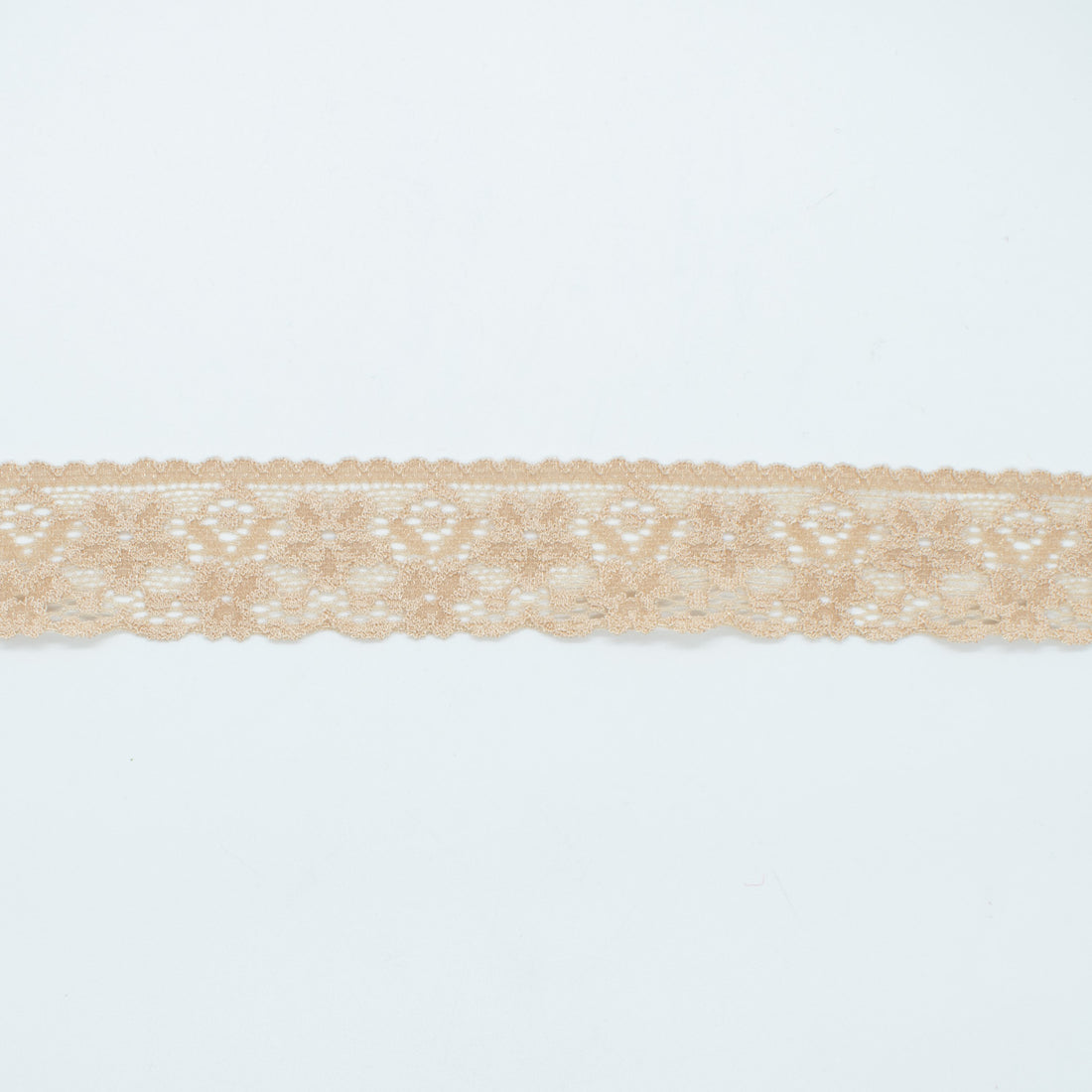 Stretch Lace Trim 30mm Design-S1 Nude