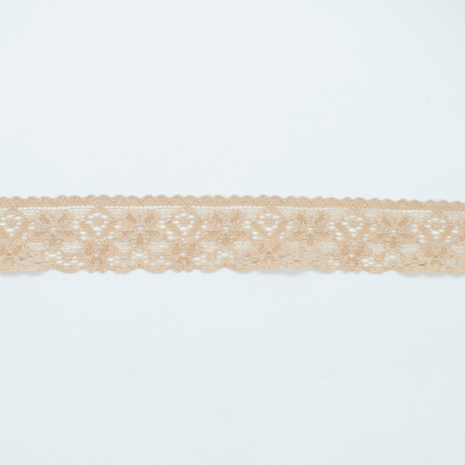 Stretch Lace Trim 30mm Design-S1 Nude