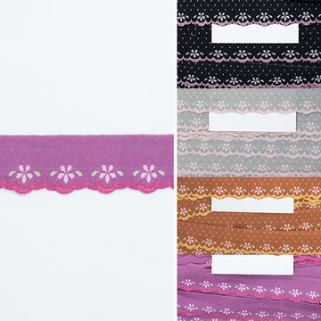 Floral Stretch Lace Trim 30mm