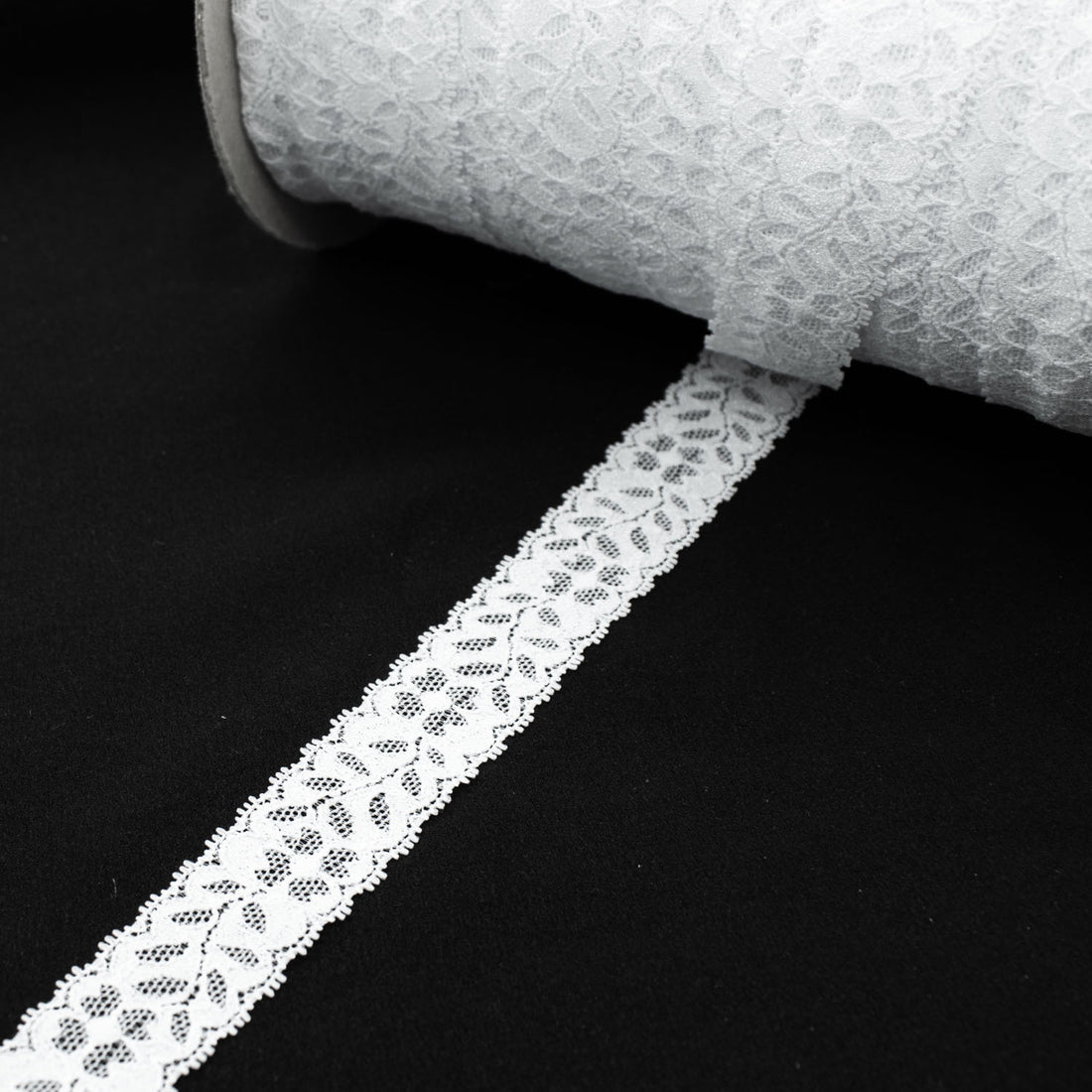 Stretch Lace Trim 30mm Design-29