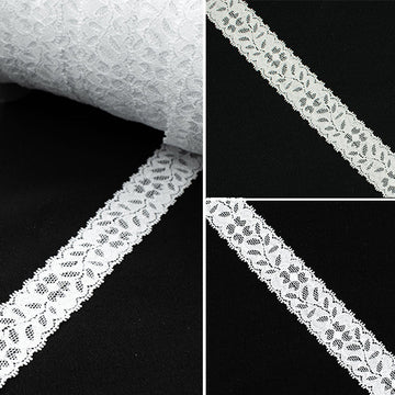 Stretch Lace Trim 30mm Design-29