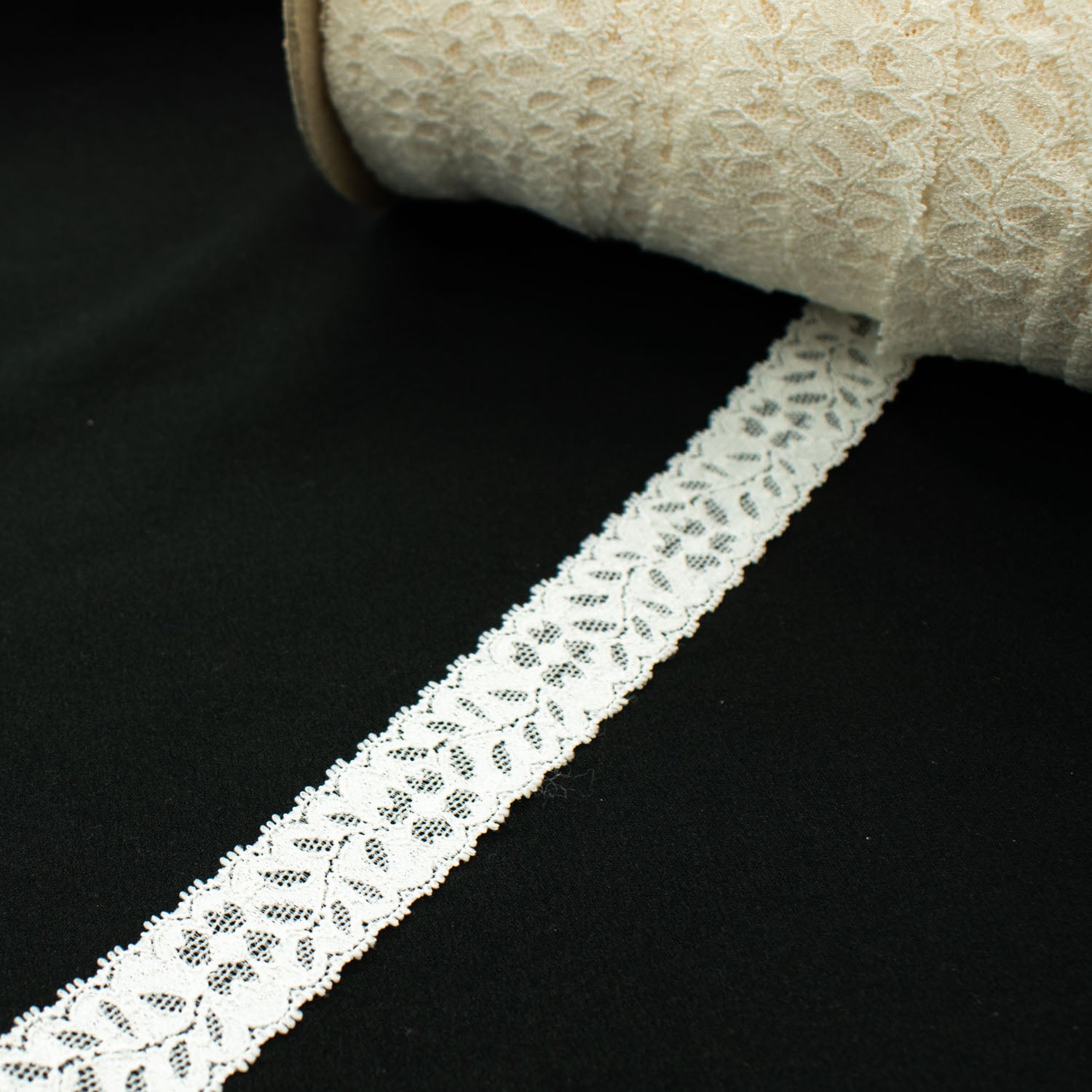 Stretch Lace Trim 30mm Design-29