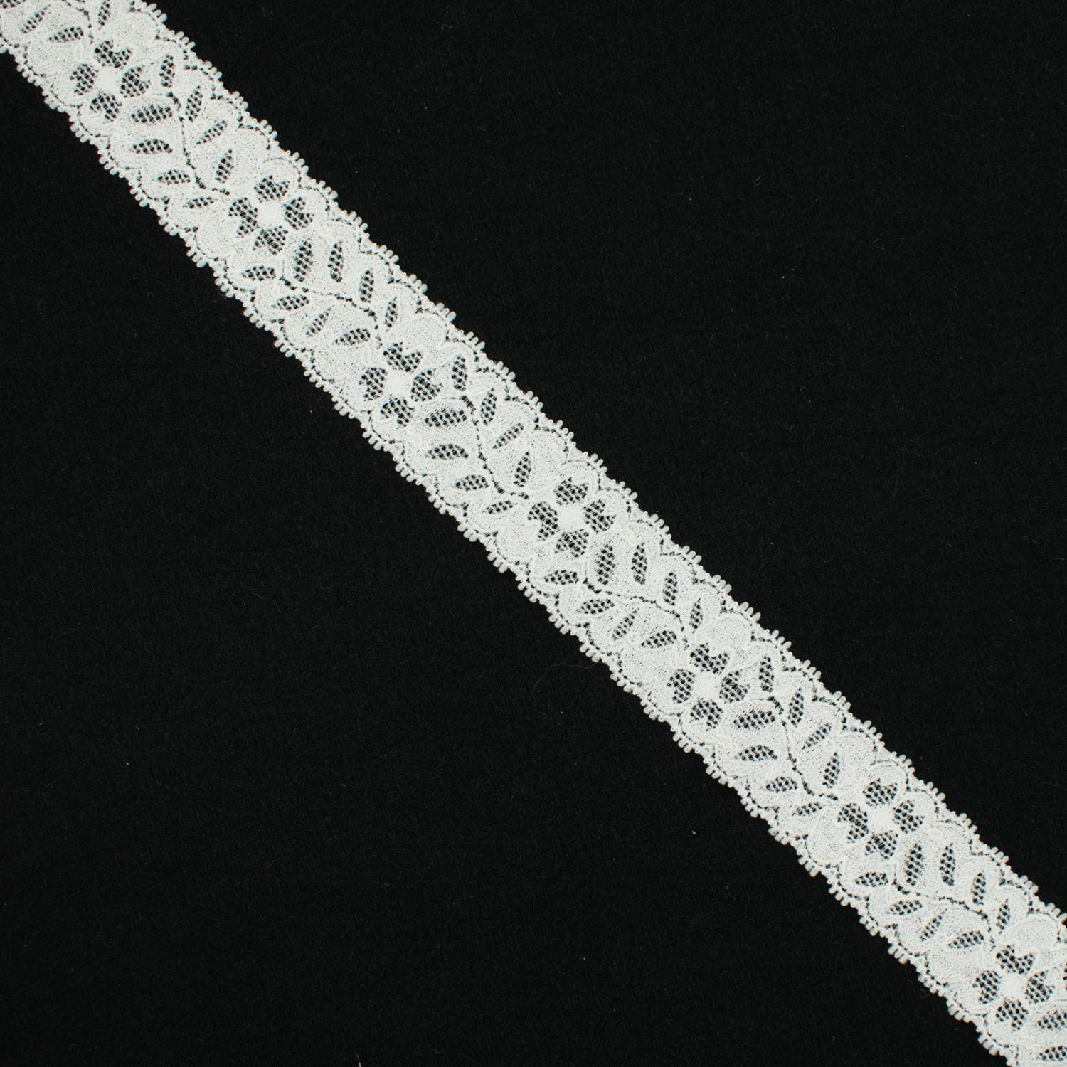 Stretch Lace Trim 30mm Design-29