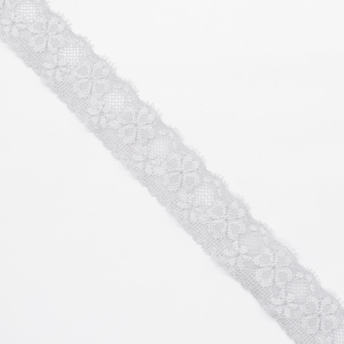 Stretch Raschel Lace Trim 30mm Design-S7 Four Leaf Clover