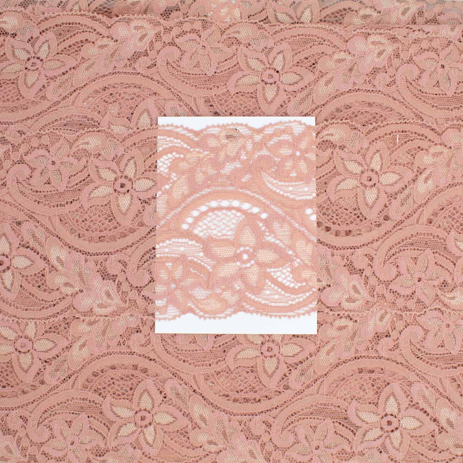 Floral Vines Stretch Raschel Lace Trim 85mm