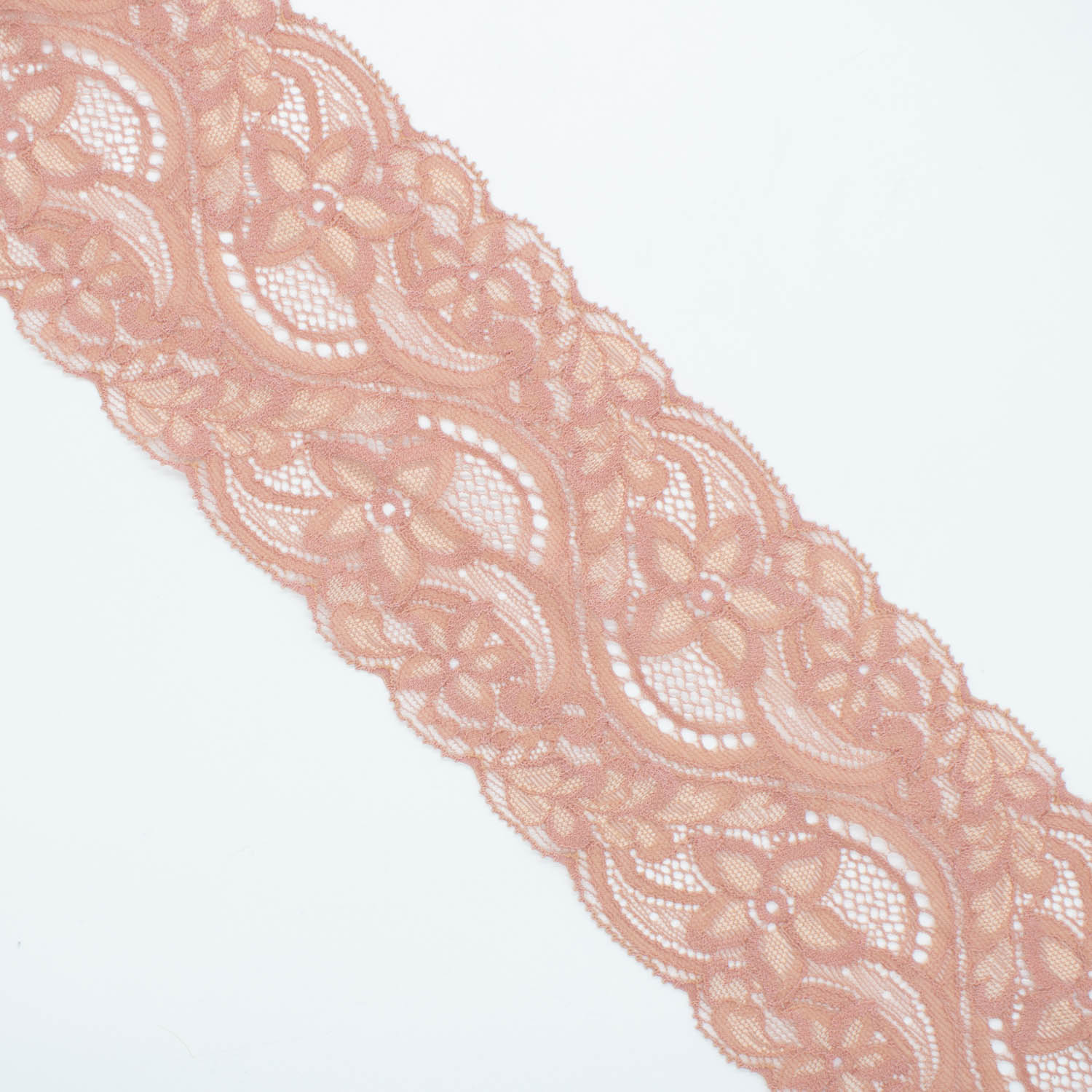 Floral Vines Stretch Raschel Lace Trim 85mm