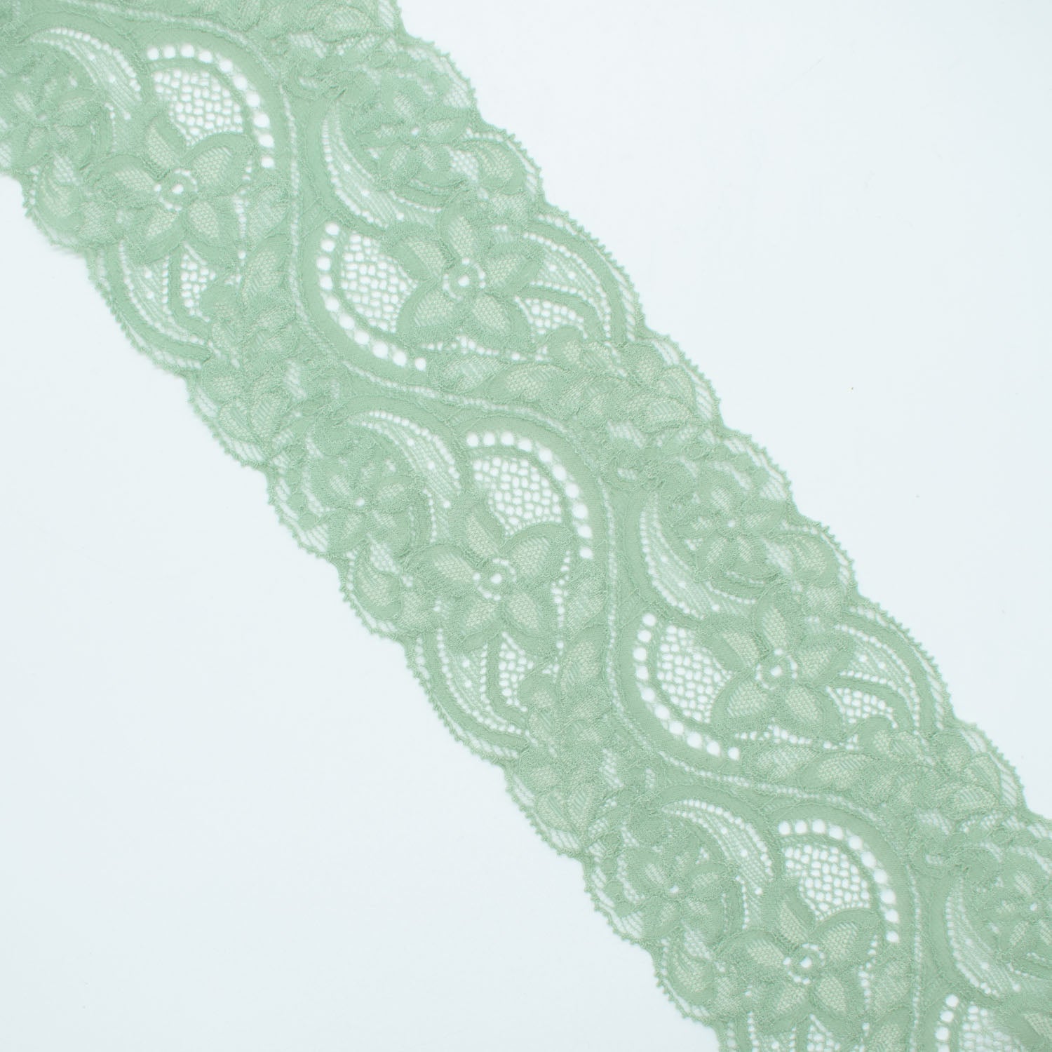 Floral Vines Stretch Raschel Lace Trim 85mm