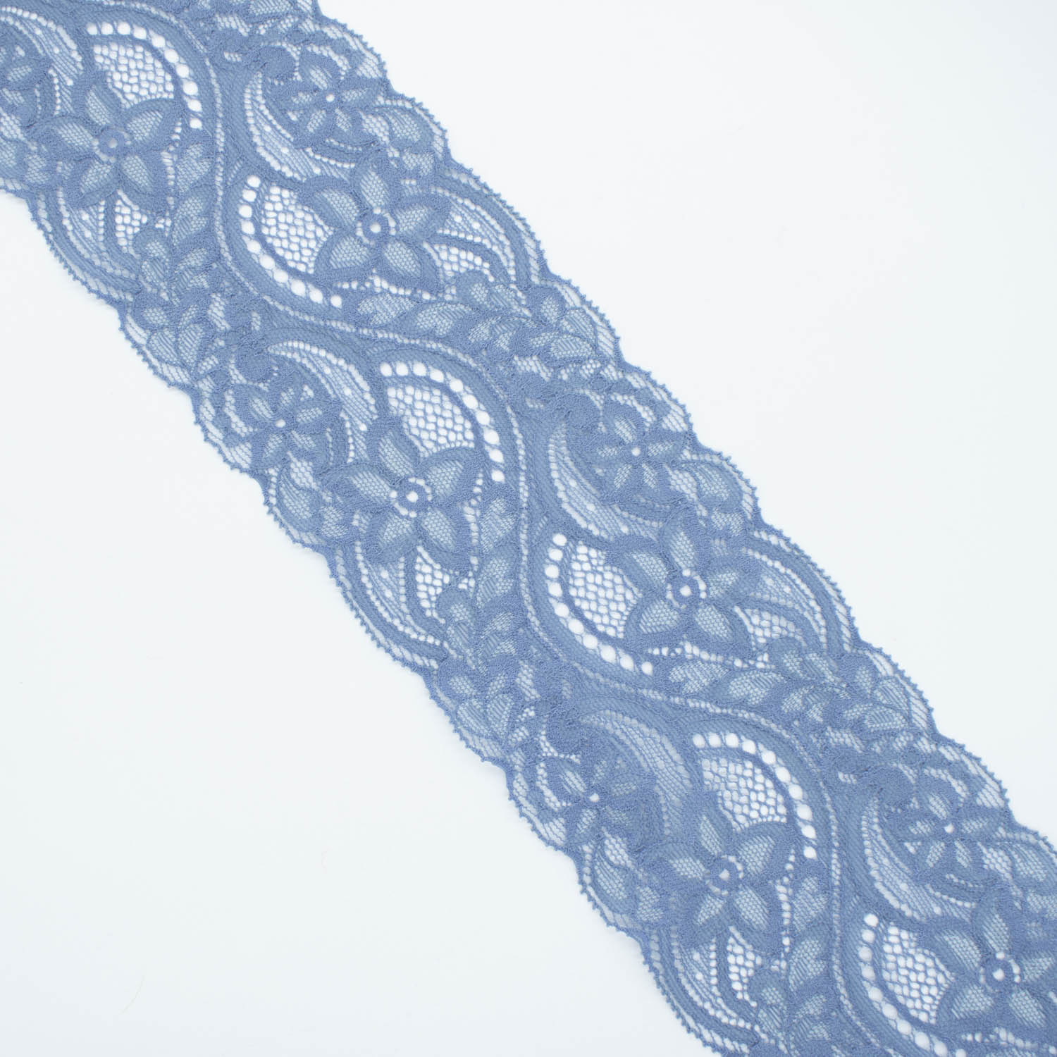 Floral Vines Stretch Raschel Lace Trim 85mm