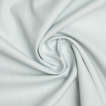 White Pinstripe Suiting