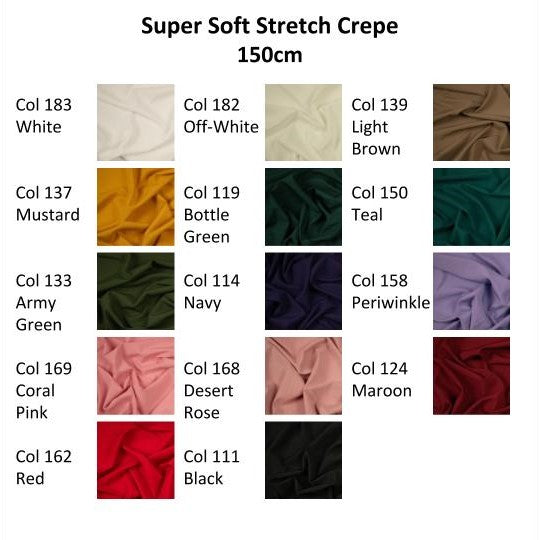 Super Soft Stretch Crepe