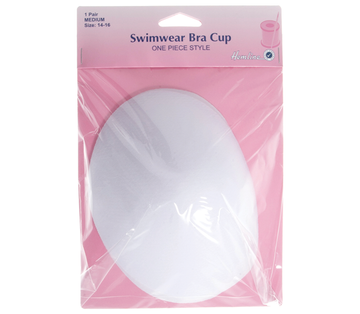 HEMLINE SWIMWEAR BRA CUP MEDIUM WHITE