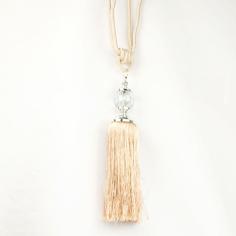 Crystal Curtain Tassel Tie Back - Design 25