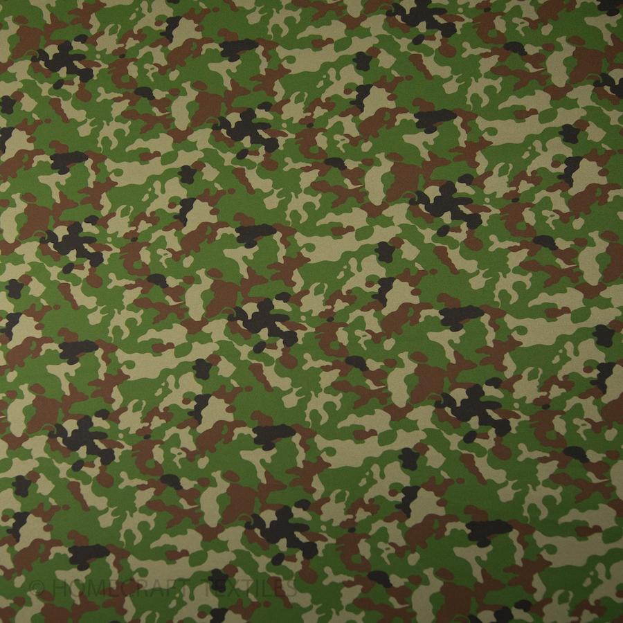 Cotton Blend Camouflage/Army Prints