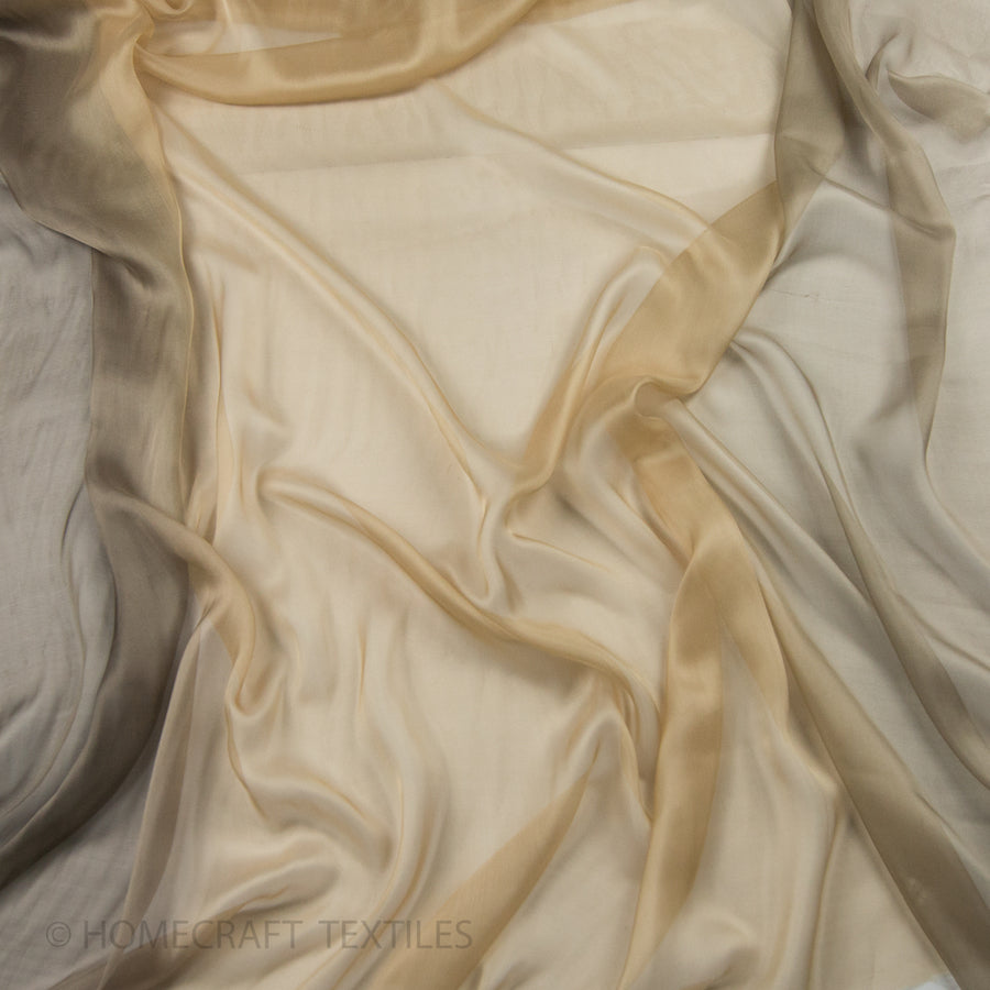 Ombre Shaded Silk Chiffon