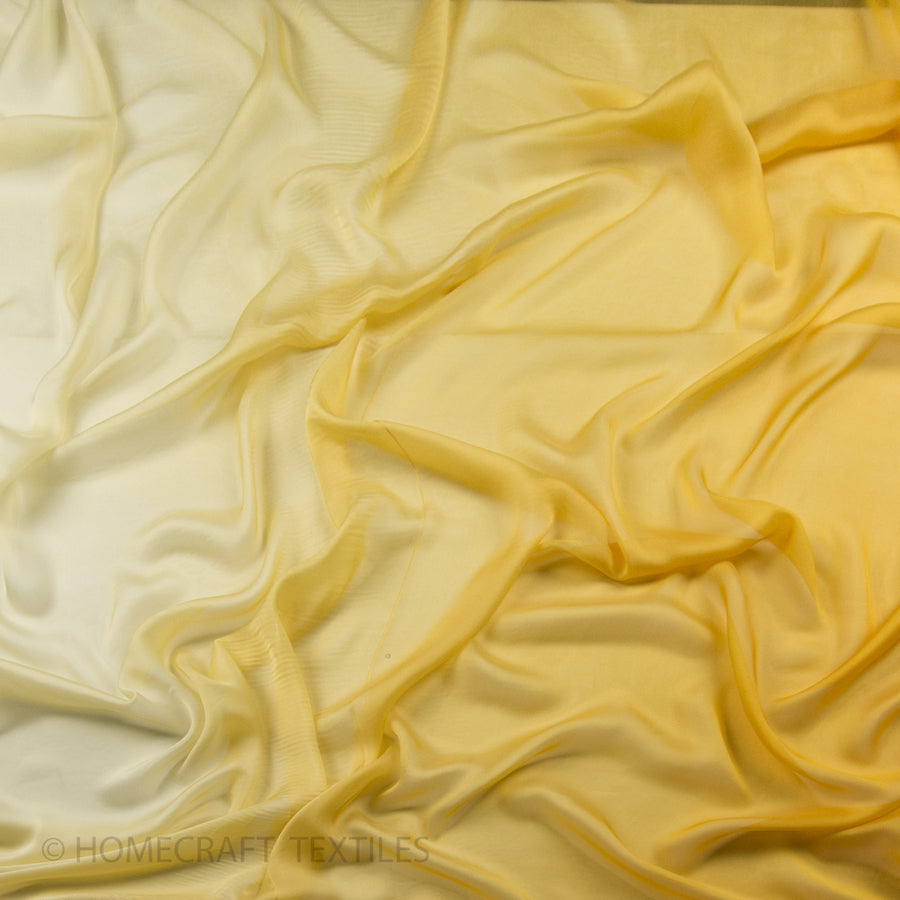 Ombre Shaded Silk Chiffon