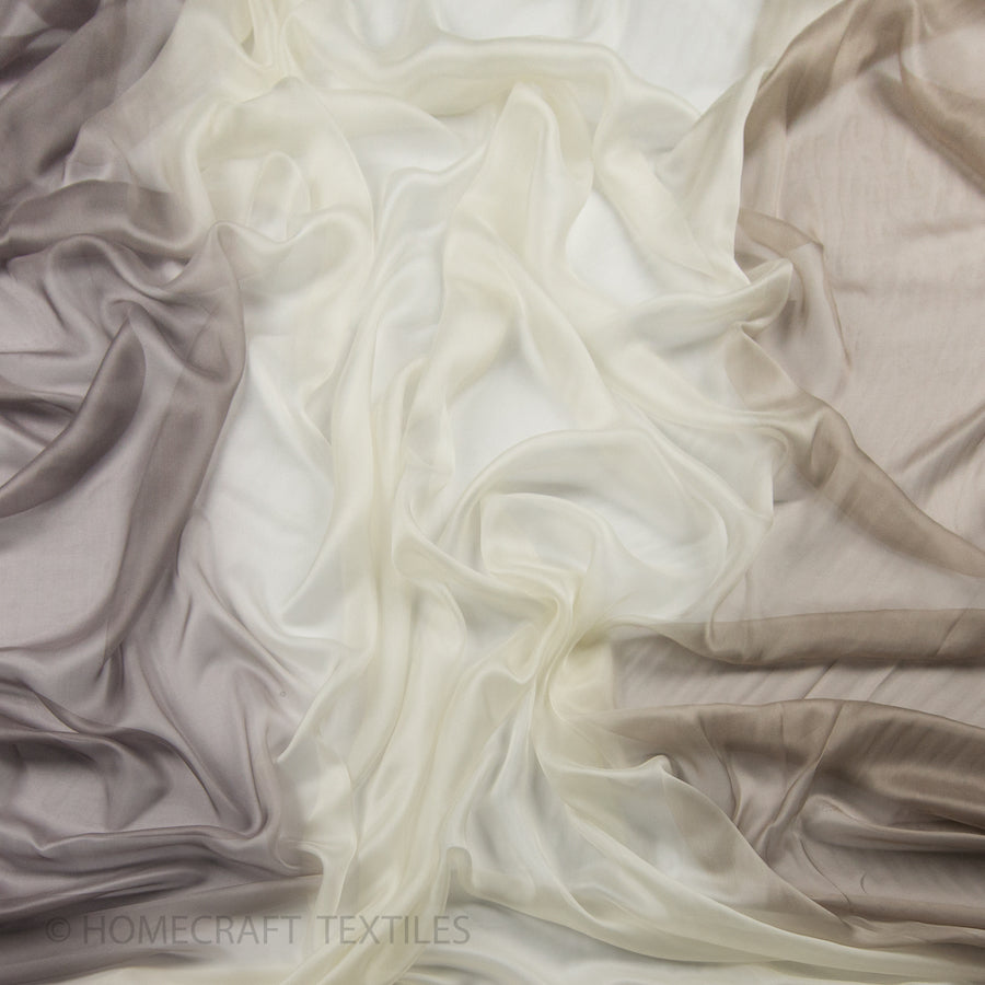 Ombre Shaded Silk Chiffon