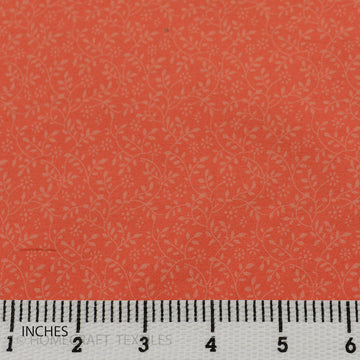 Peach Vine Flutter Cotton Print