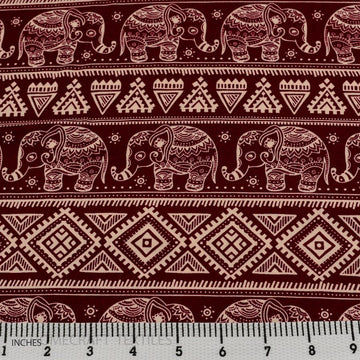Elephants Design Cotton Prints by Homecraft Textiles - Haberdashery Shop in Australia