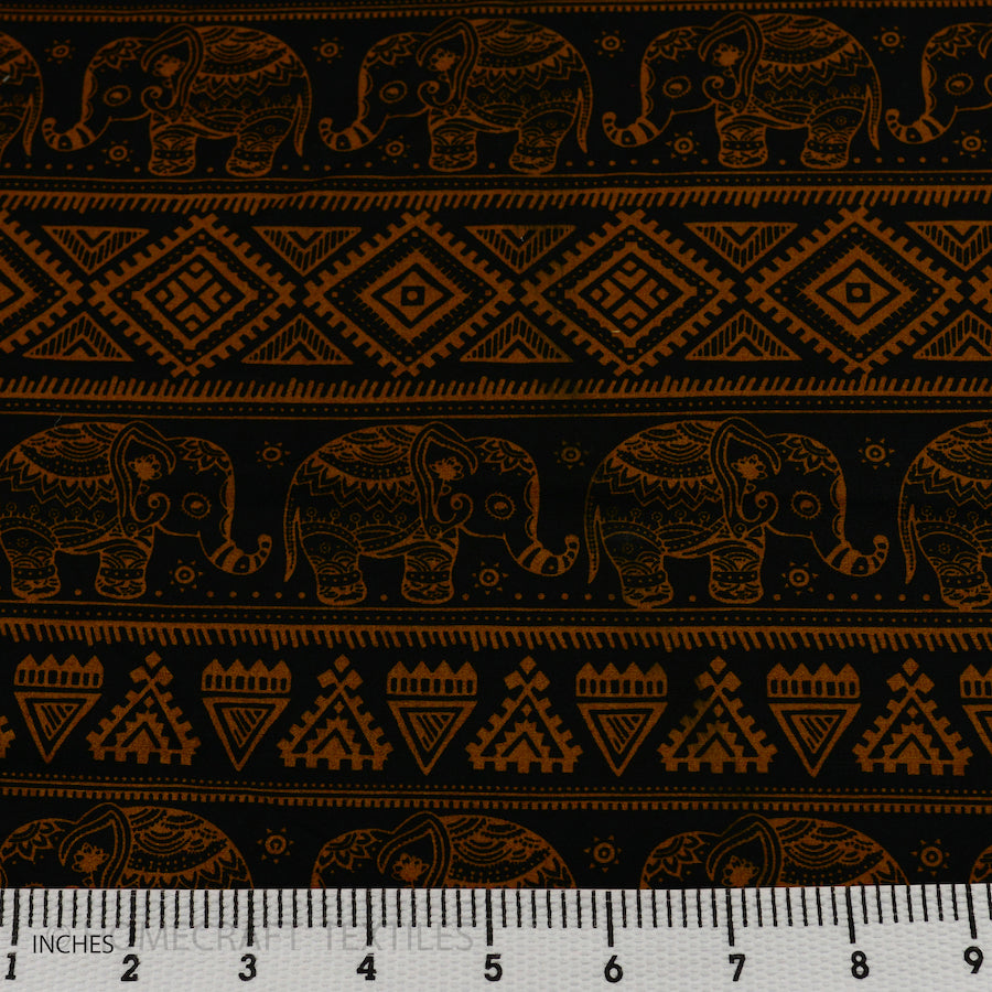 Elephants Design Cotton Prints by Homecraft Textiles - Haberdashery Shop in Australia