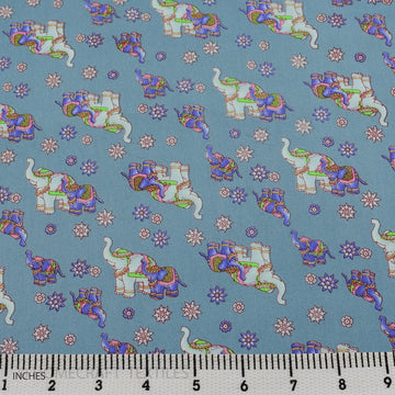 Elephants Design Cotton Prints by Homecraft Textiles - Haberdashery Shop in Australia