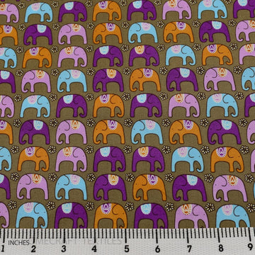 Elephants Design Cotton Prints by Homecraft Textiles - Haberdashery Shop in Australia