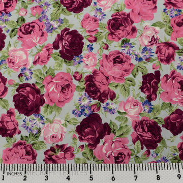 Flowers Design Cotton Prints by Homecraft Textiles - Haberdashery Shop in Australia
