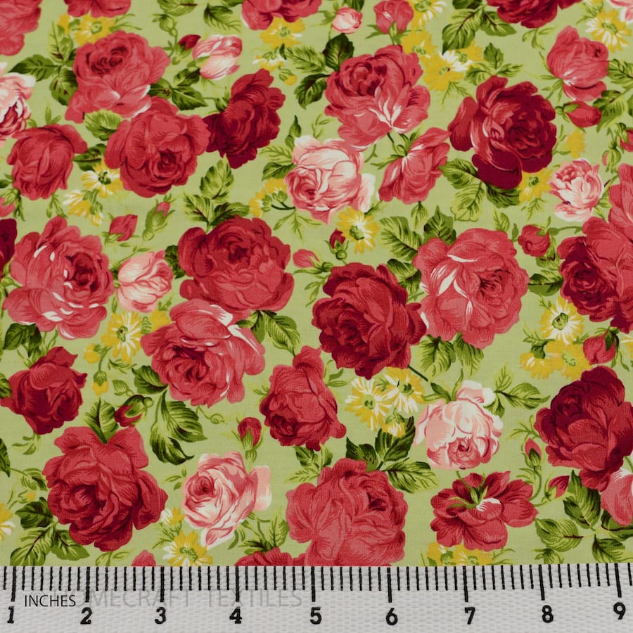 Flowers Design Cotton Prints by Homecraft Textiles - Haberdashery Shop in Australia