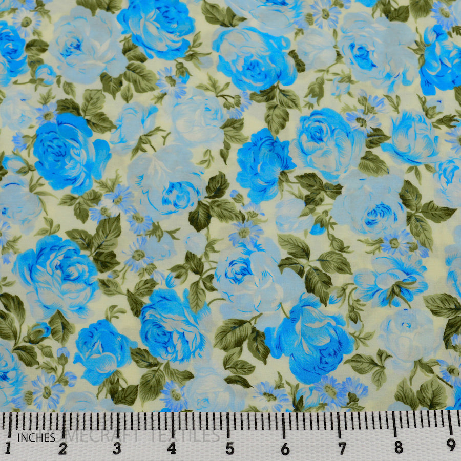Flowers Design Cotton Prints by Homecraft Textiles - Haberdashery Shop in Australia