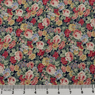 Flowers Design Cotton Prints by Homecraft Textiles - Haberdashery Shop in Australia