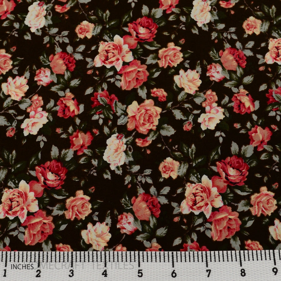 Floral Design Cotton Prints by Homecraft Textiles - Haberdashery Shop in Australia