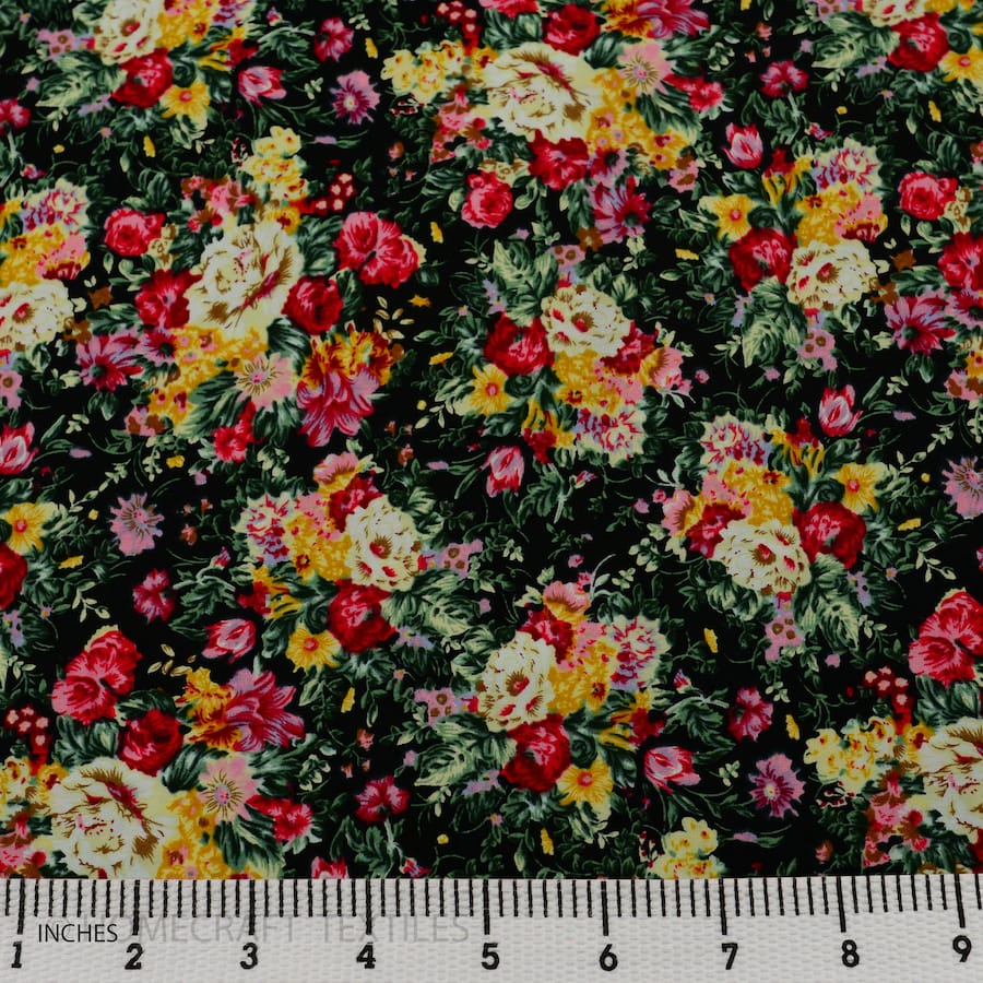 Floral Design Cotton Prints by Homecraft Textiles - Haberdashery Shop in Australia