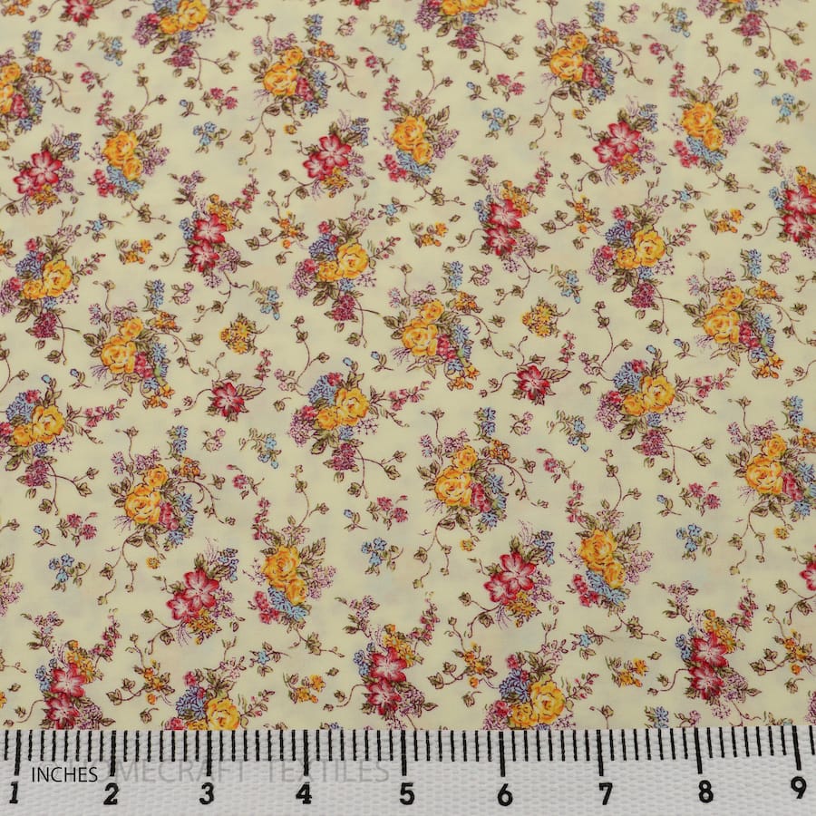 Floral Design Cotton Prints by Homecraft Textiles - Haberdashery Shop in Australia